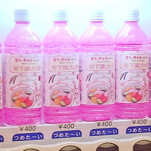 画像：「岩下漬けの素」自動販売機