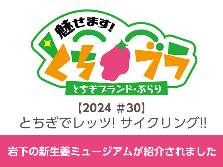 画像：とちぎテレビ『魅せます！とちブラ～とちぎブランド・ぶらり～』で紹介されました