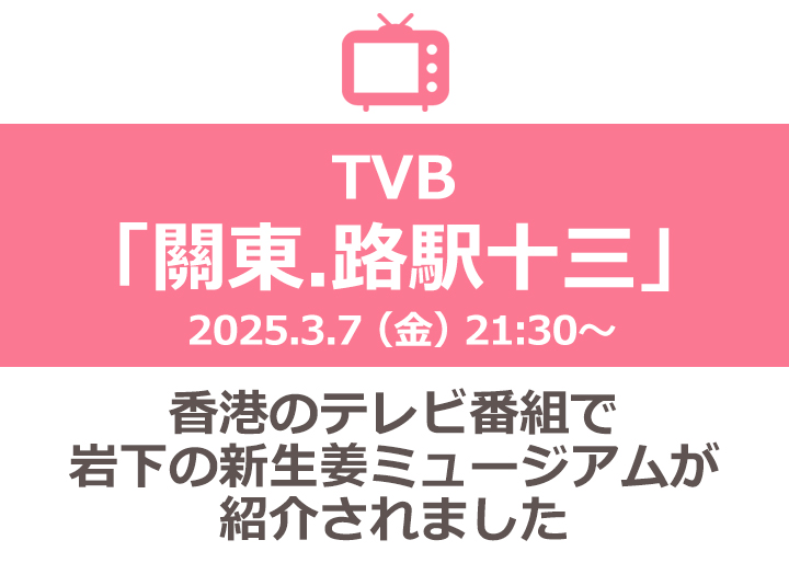 画像：TVB「關東．路駅十三」