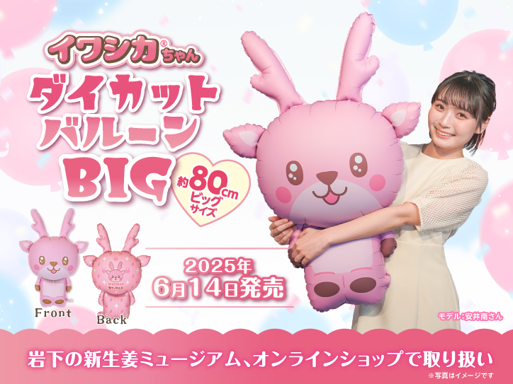画像：「イワシカちゃんダイカットバルーンBIG」メインビジュアル